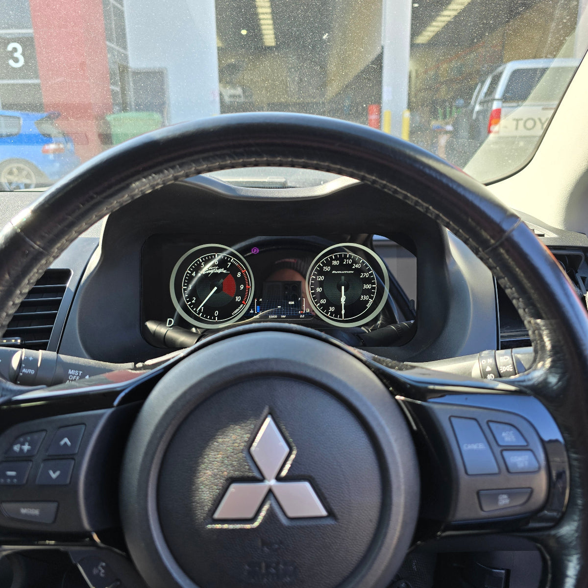 Haltech UC10 Digital Dash Cluster Mount for Mitsubishi Lancer Evo X CZ4A 