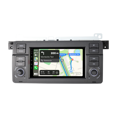 BMW E46_M3 – (1998-2007) TOUCHSCREEN HEAD UNIT DISPLAY + BUILT-IN WIRELESS CARPLAY & ANDROID AUTO