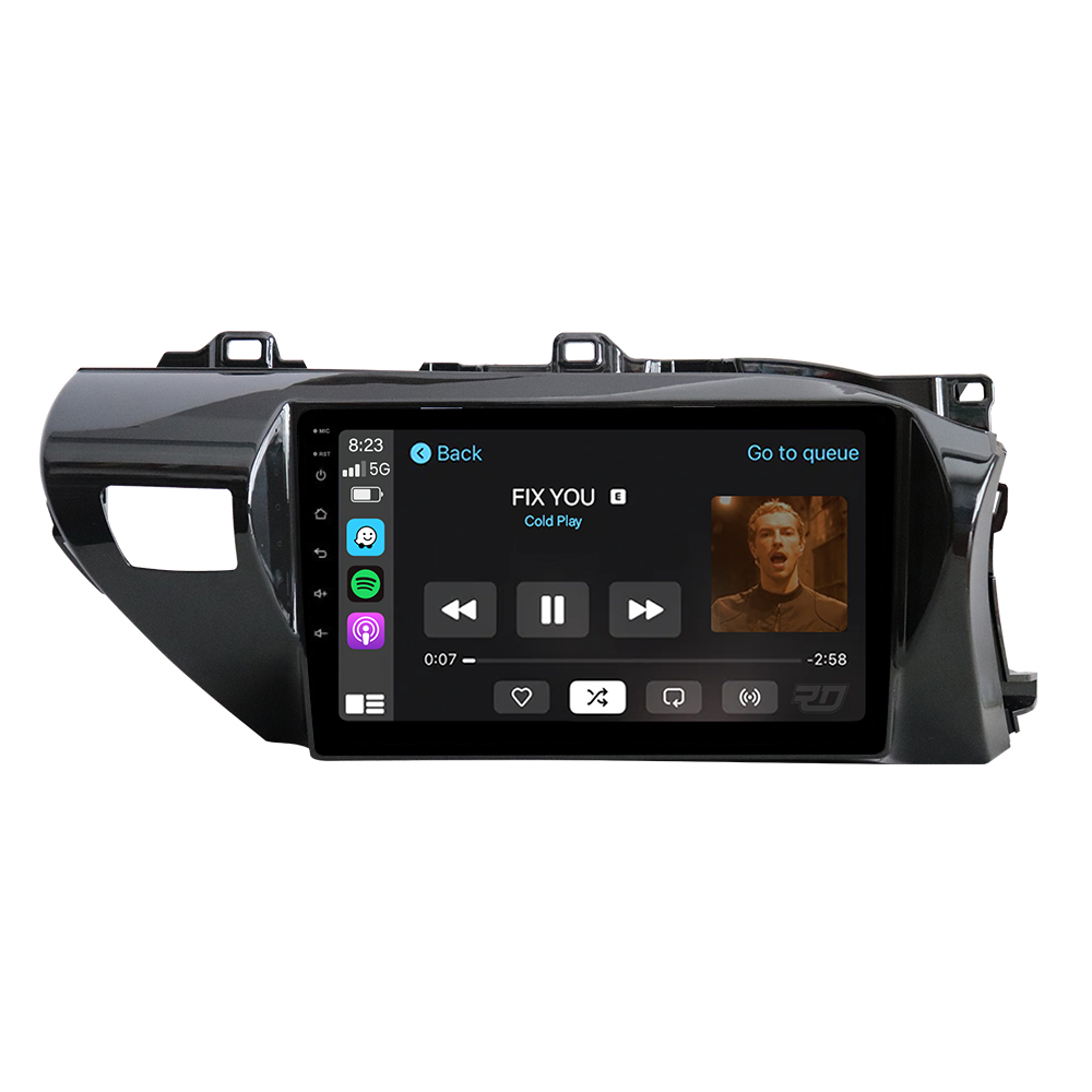 TOYOTA HILUX 2015+ TOUCHSCREEN HEAD UNIT DISPLAY + BUILT-IN WIRELESS CARPLAY & ANDROID AUTO