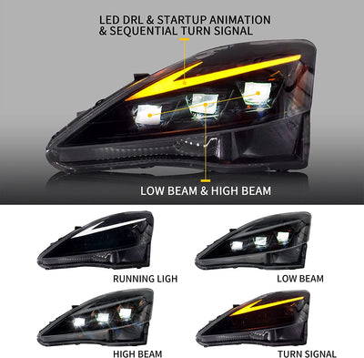 LED HEADLIGHTS FOR LEXUS IS250/IS350/ISF