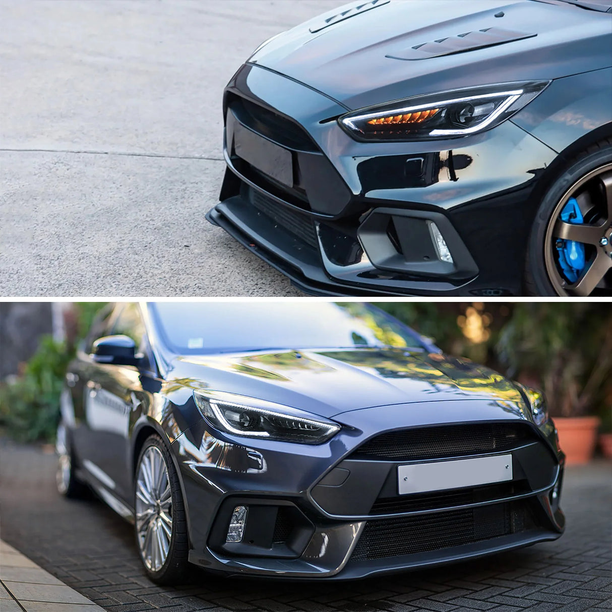 DEMON EYES LED SEQUESTIAL HEADLIGHTS FOR FORD FOCUS 2015-2018