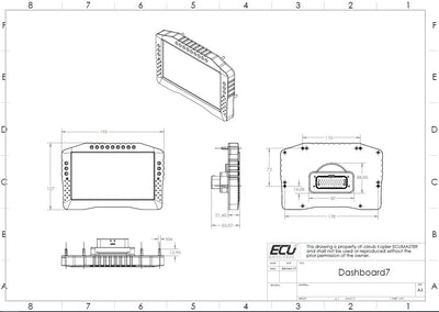 ECUMaster ADU7 Advanced Display Unit