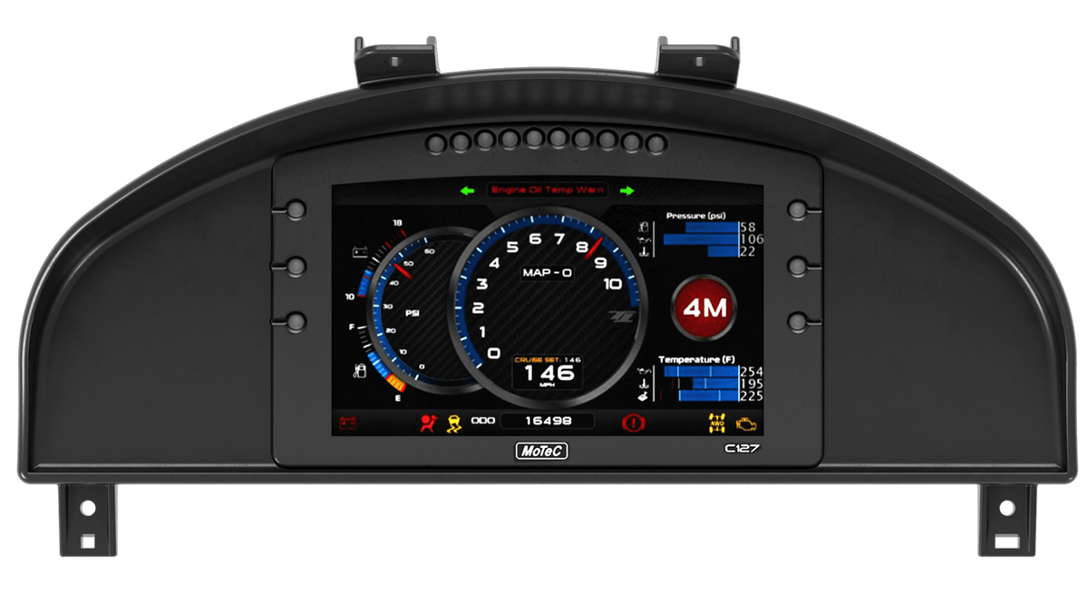 Led Cluster Racing Car Back Custom Dash Clusters | Racing Display
