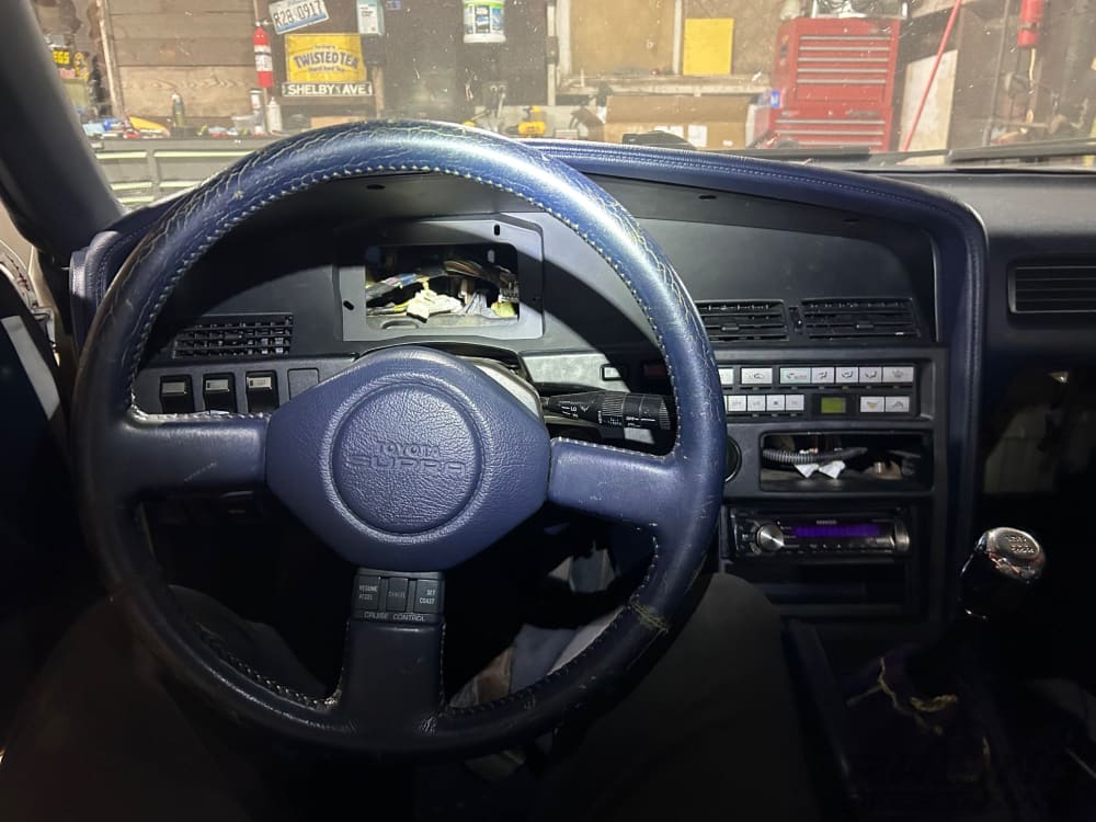 ECU Master ADU 7 Dash Cluster Mount for Toyota Supra MK3 A70