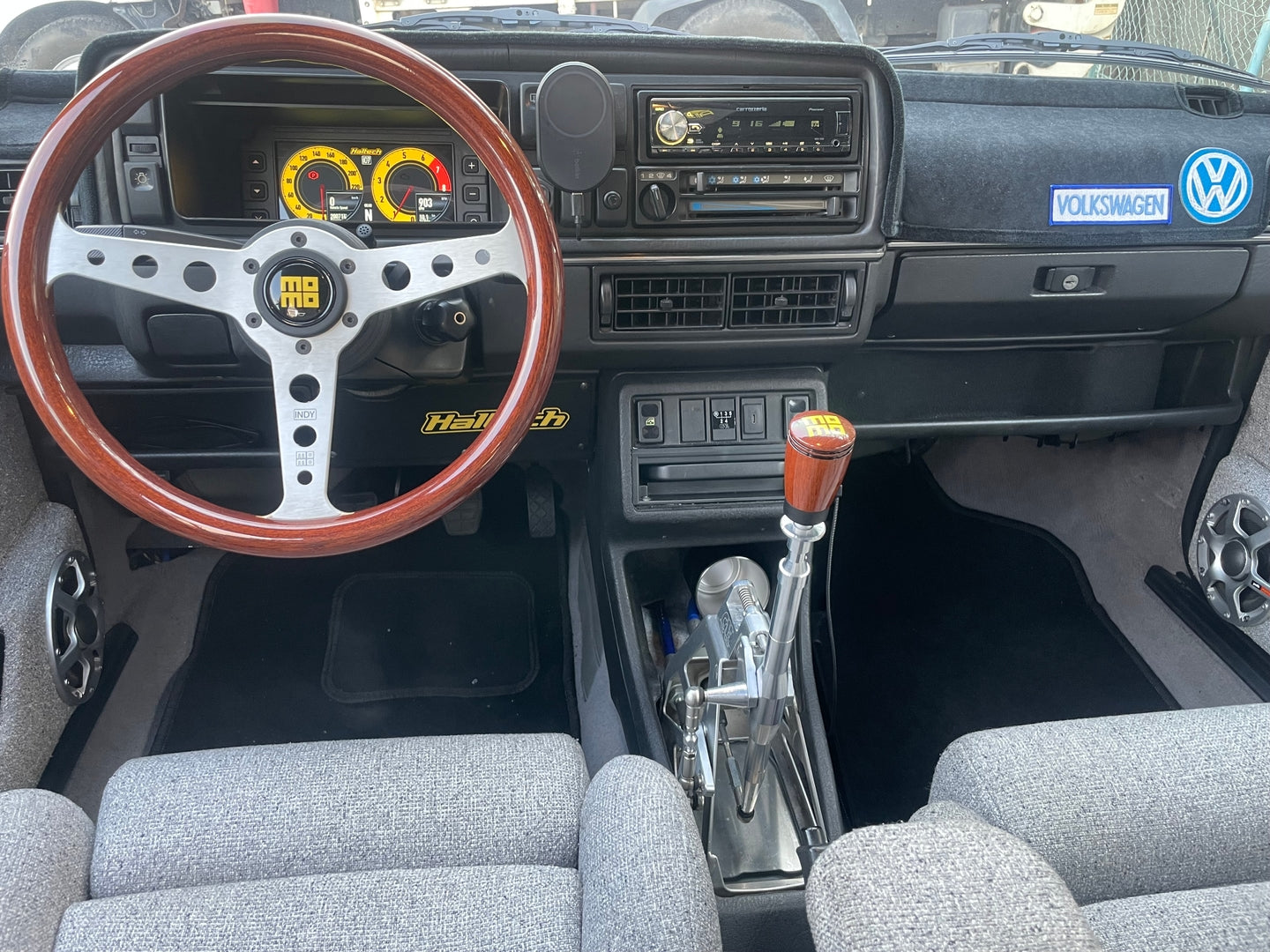 Haltech IC-7 Dash Cluster Mount for VW Golf / Jetta MK2