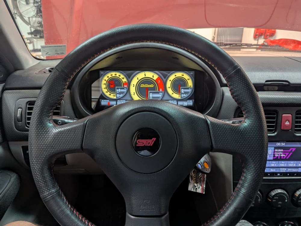 Haltech UC-10 Dash Cluster Mount for Subaru Forester STI SG9