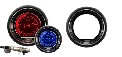 52mm Electrical 'Evo' Digital Air Fuel Ratio kit - Red/Blue