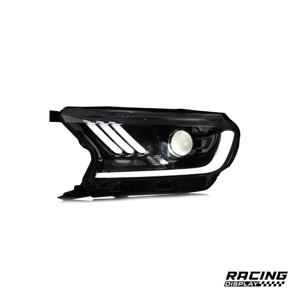 LED SEQUENTIAL HEADLIGHT FOR FORD RANGER 'MUSTANG STYLE' (2015-2021)