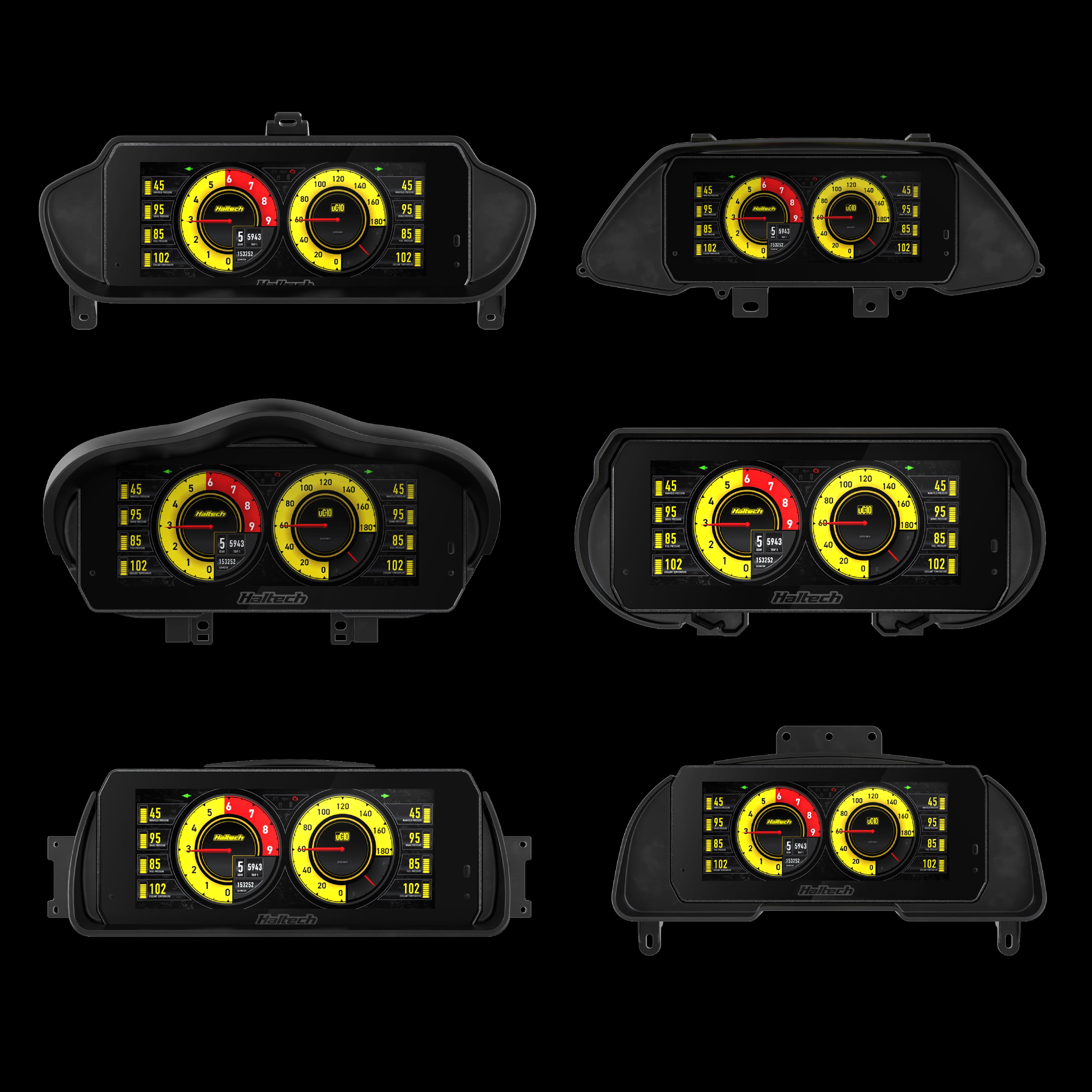 Dash Cluster Mount for Haltech UC-10 Display