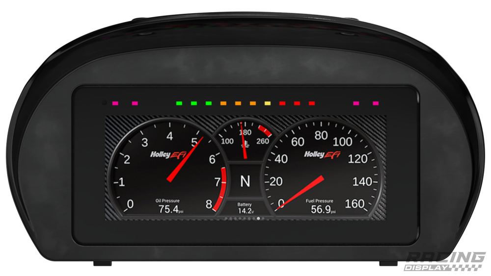 ディスプレイ：Holley EFI 6.86インチダッシュ