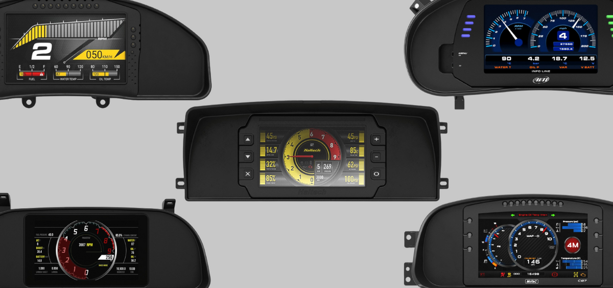 Led Cluster Racing Car Back Custom Dash Clusters | Racing Display