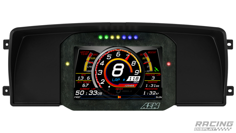ディスプレイ：AEM/Emtron CD7/ED7 フラットパネル