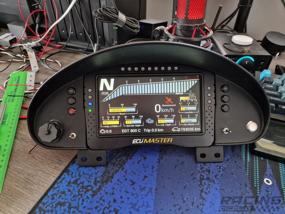 ECU Master ADU7 Dash Cluster Mount for Mazda MX-5 Miata NA NB