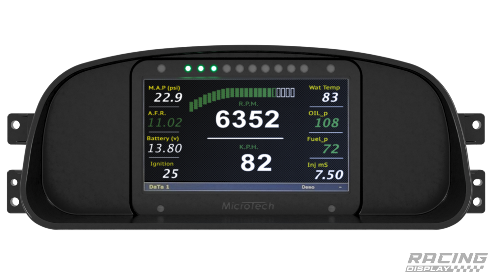 affichage:Microtech 7" Pro Dash Logger