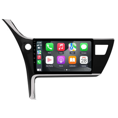 TOYOTA COROLLA HATCH (2015 - 2019) MULTIMEDIA 10" TOUCHSCREEN DISPLAY + BUILT-IN WIRELESS CARPLAY & ANDROID AUTO
