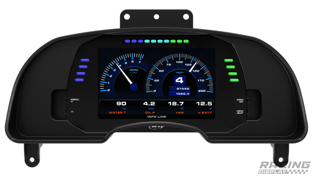 Nissan 300ZX Z32 Digital Dash Cluster Mount | Racing Display