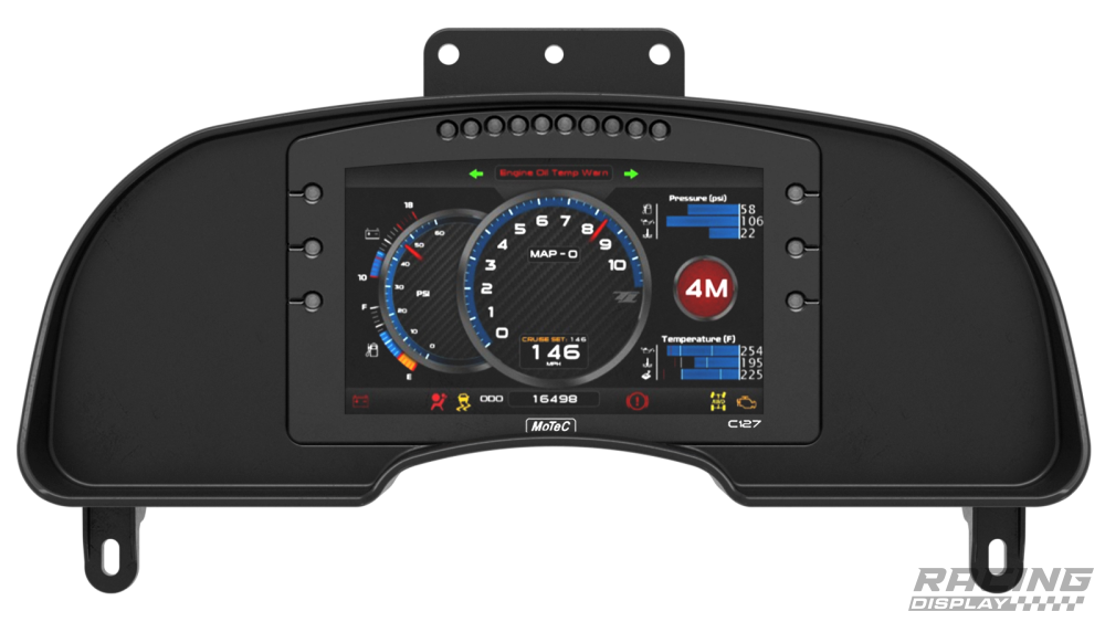 The dash Nissan 300ZX Z32 Dash Cluster Mount | Racing Display