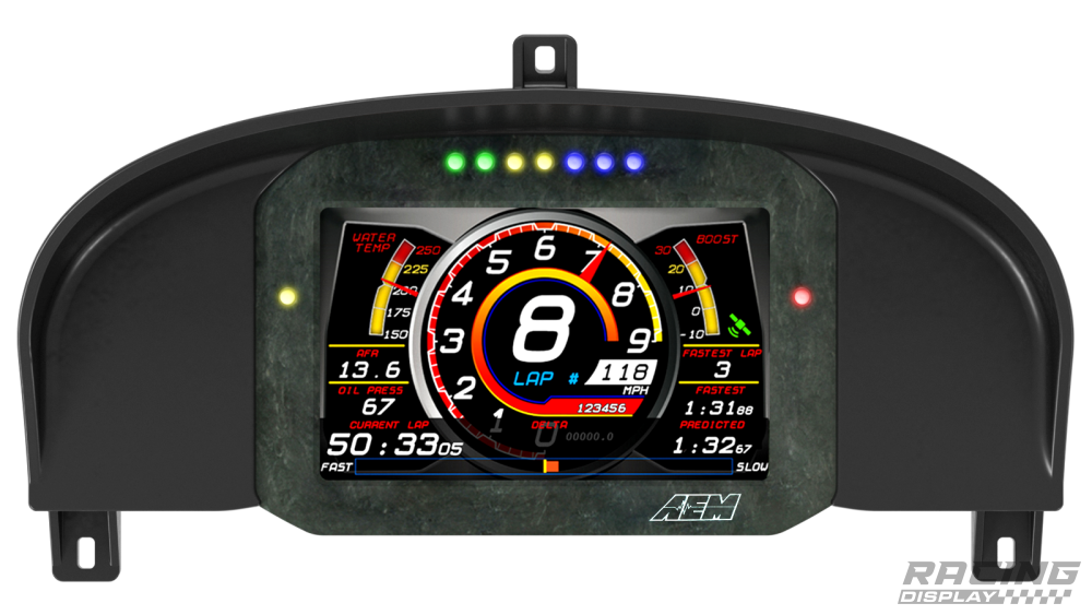 écran : écran plat AEM/Emtron CD7/ED7