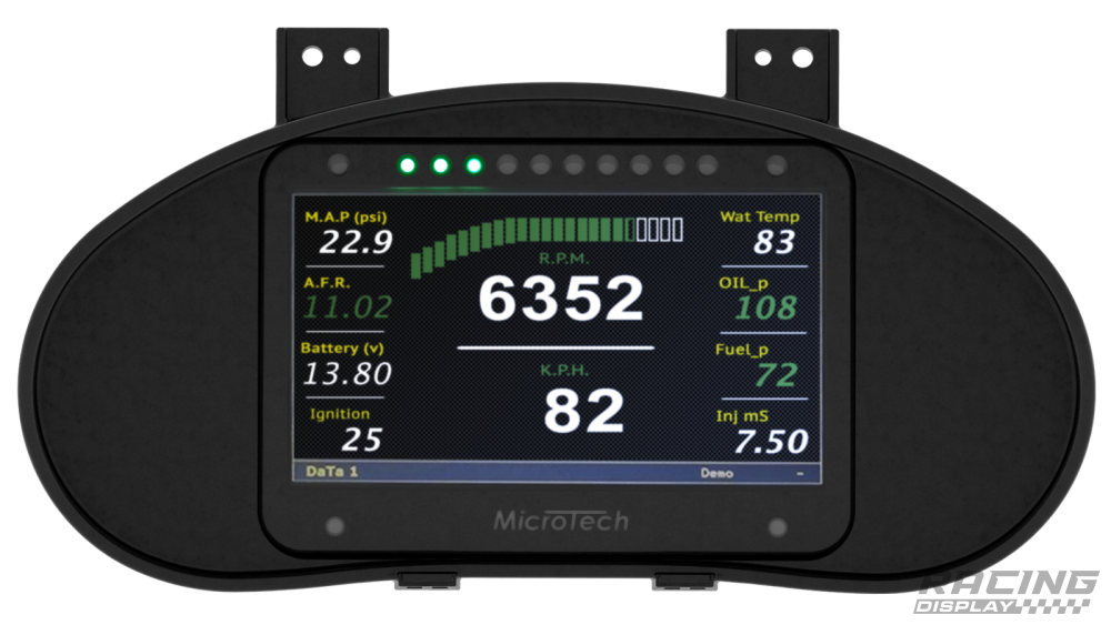 affichage:Microtech 7" Pro Dash Logger