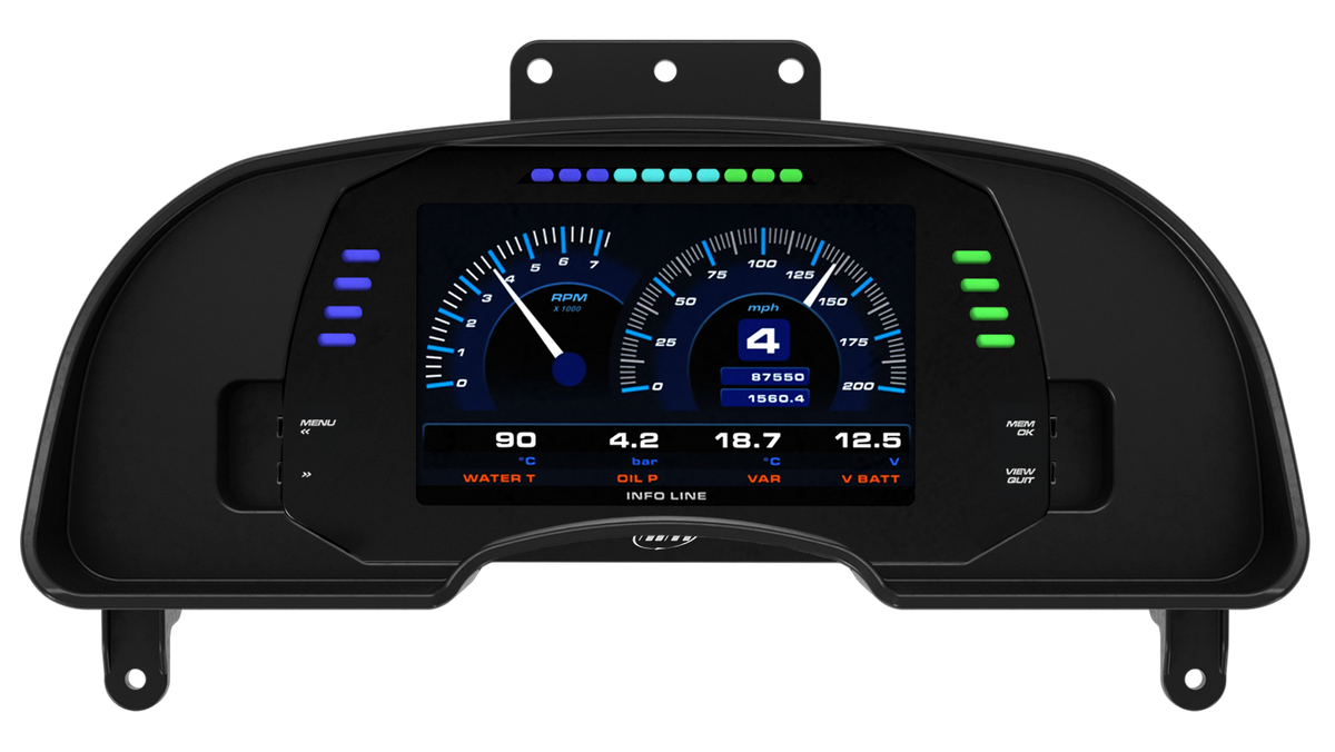 Led Cluster Racing Car Back Custom Dash Clusters | Racing Display